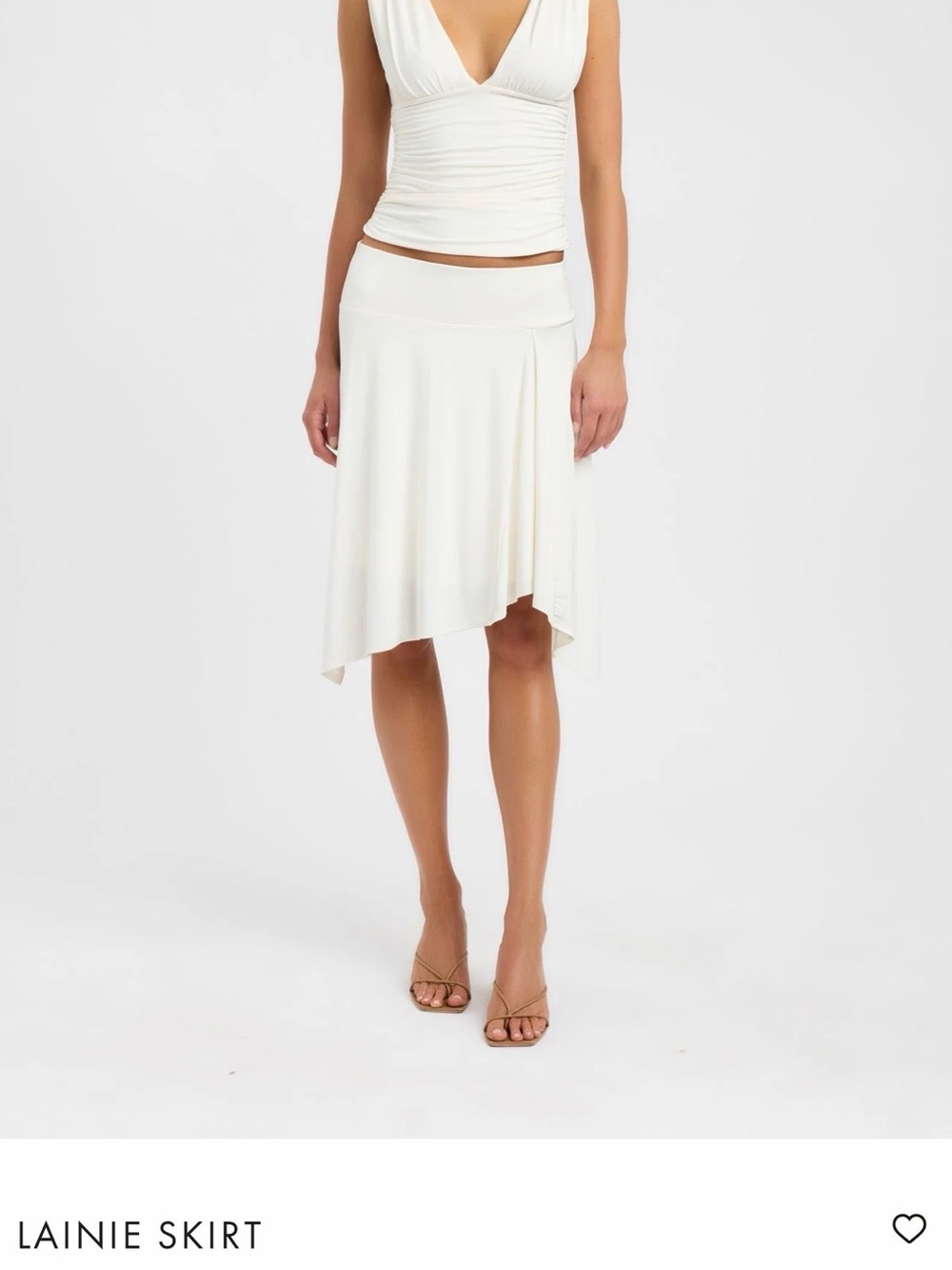 Kookai White Skirt